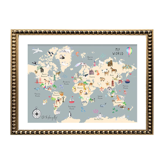Mapa de Animales del Mundo
