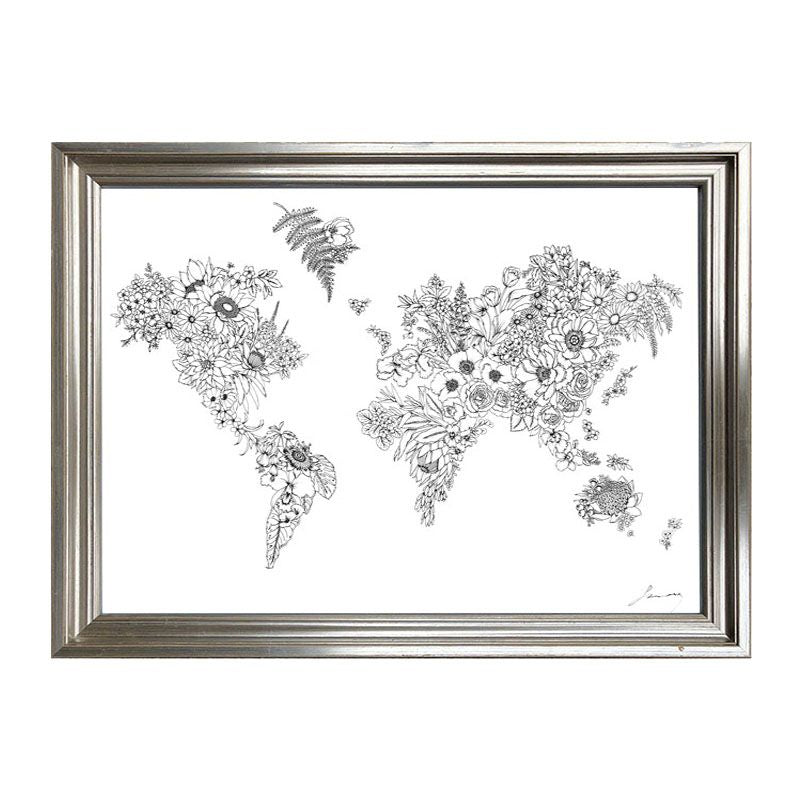 Mapa Mundi de Flores