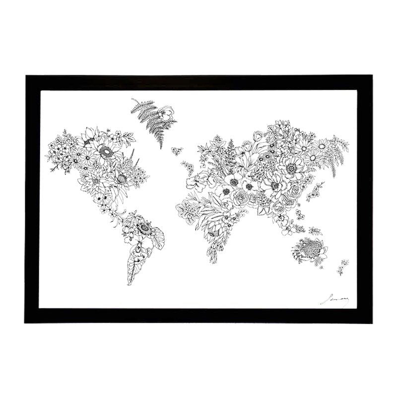 Mapa Mundi de Flores