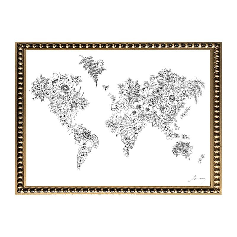 Mapa Mundi de Flores