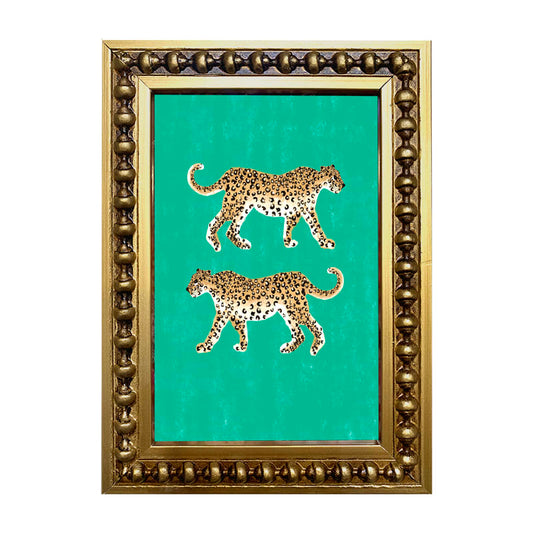 Mini Leopardos Turquesa