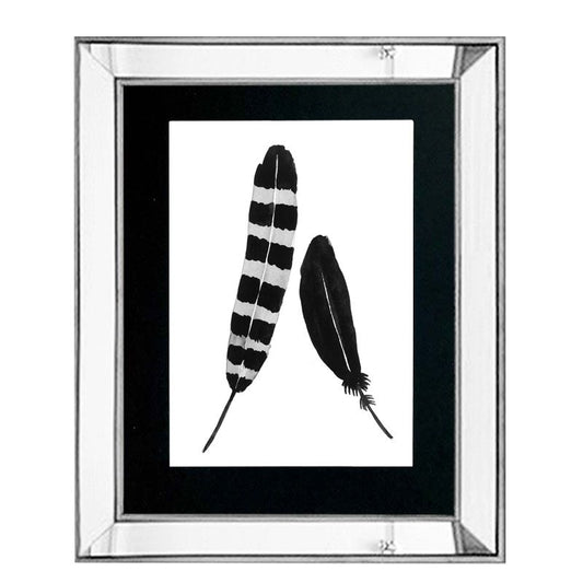 Plumas Negro Matices III