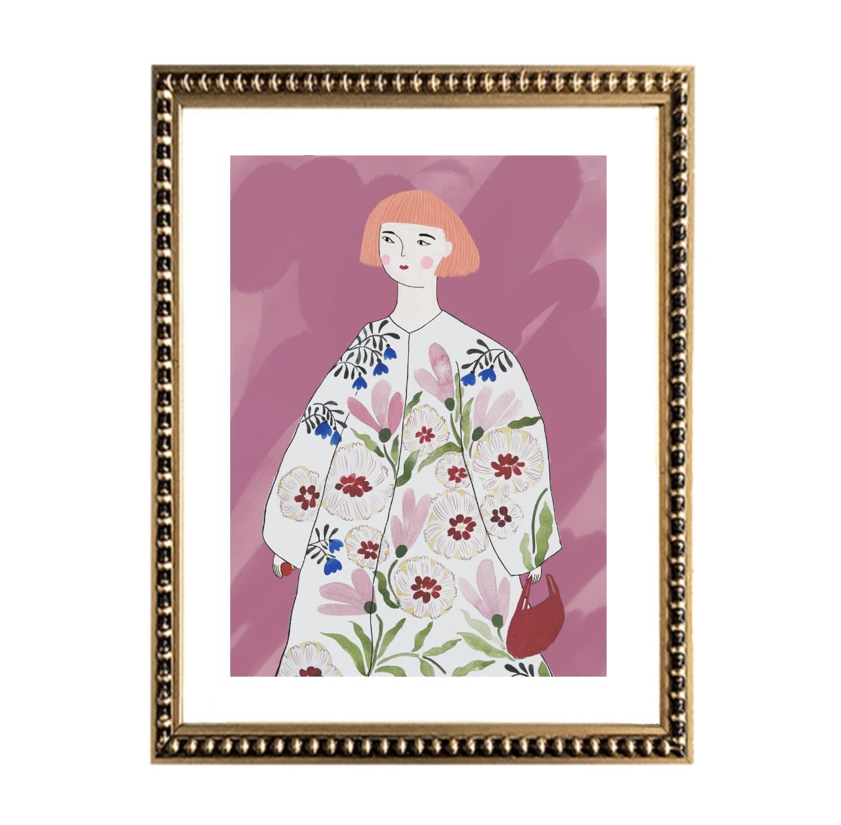 Cuadro Woman in Rosé