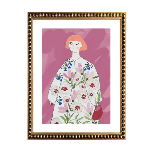Cuadro Woman in Rosé
