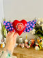 Corazón Rosa & Alas para colgar