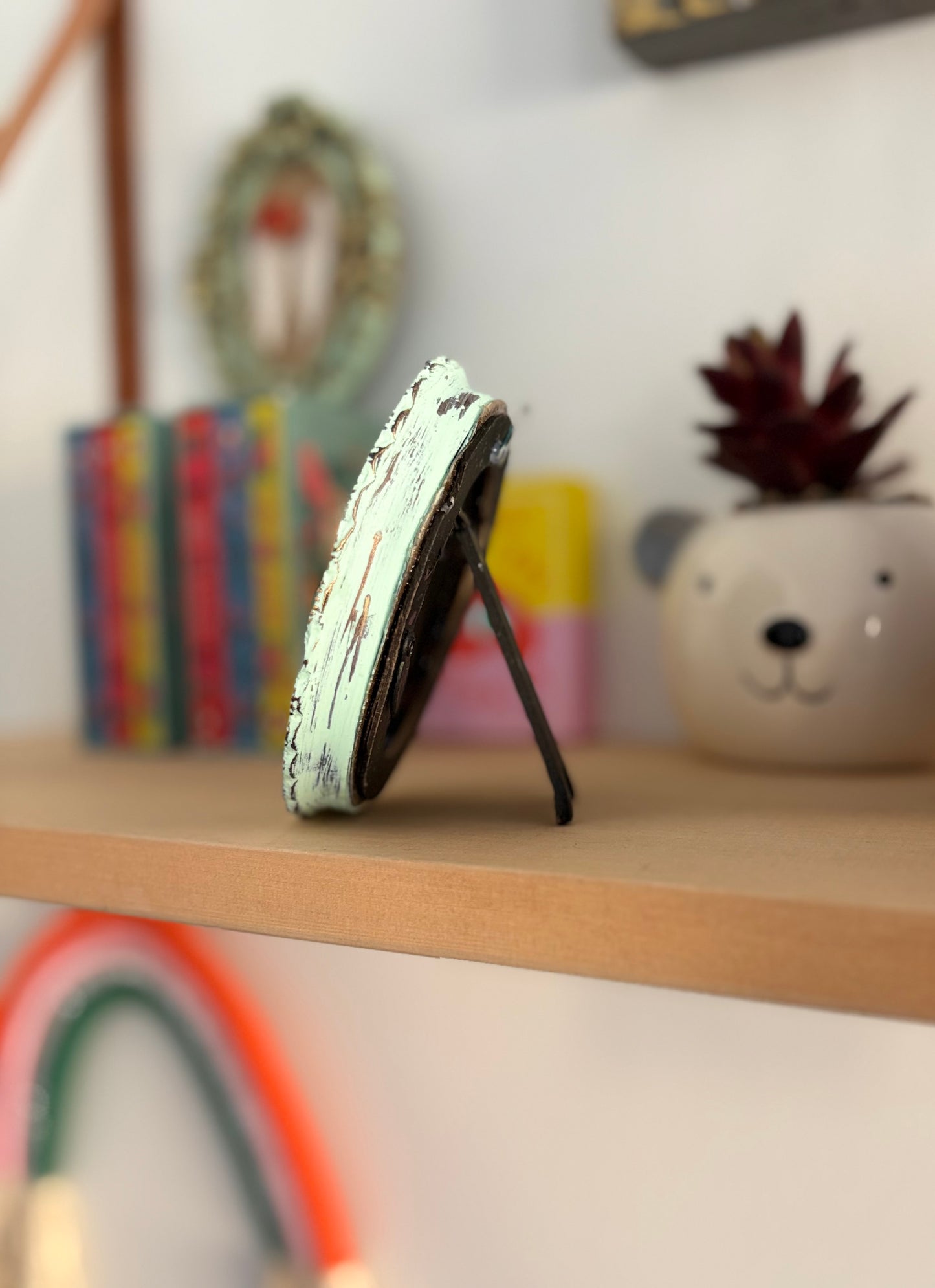 Cuadrito Corazón Mint III