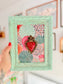 Cuadrito Corazón Mint