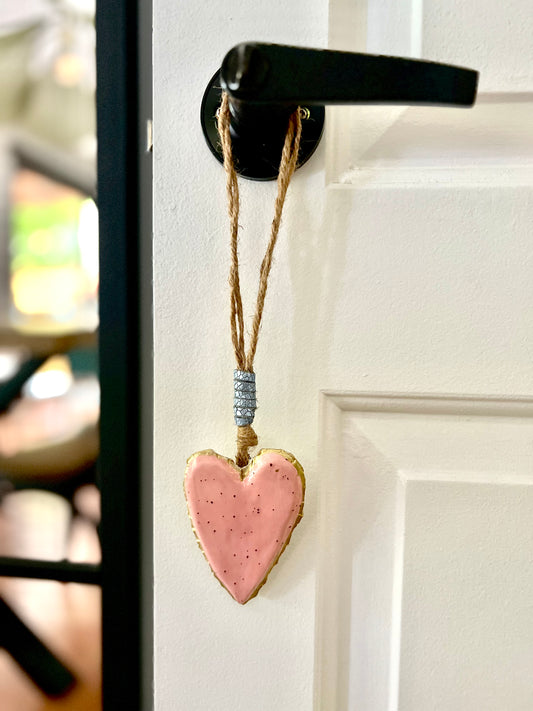 Corazón Pink Gold para colgar