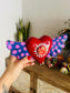 Corazón Rosa & Alas para colgar