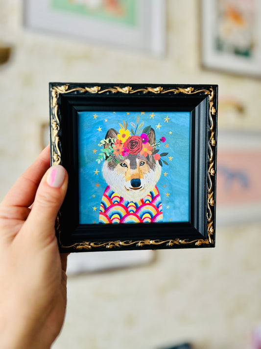 Mini Animales Lobo