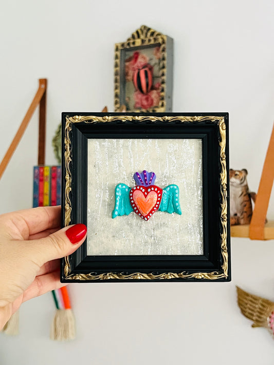 Cuadrito Corazón Alegría III