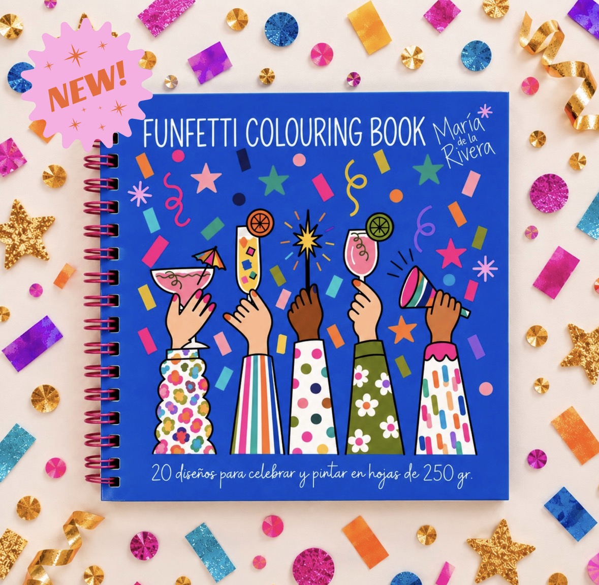 Libro para Pintar “FUNFETTI”