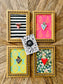 Mini Pack 4 Corazones Gres