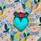 Corazón Frida para colgar