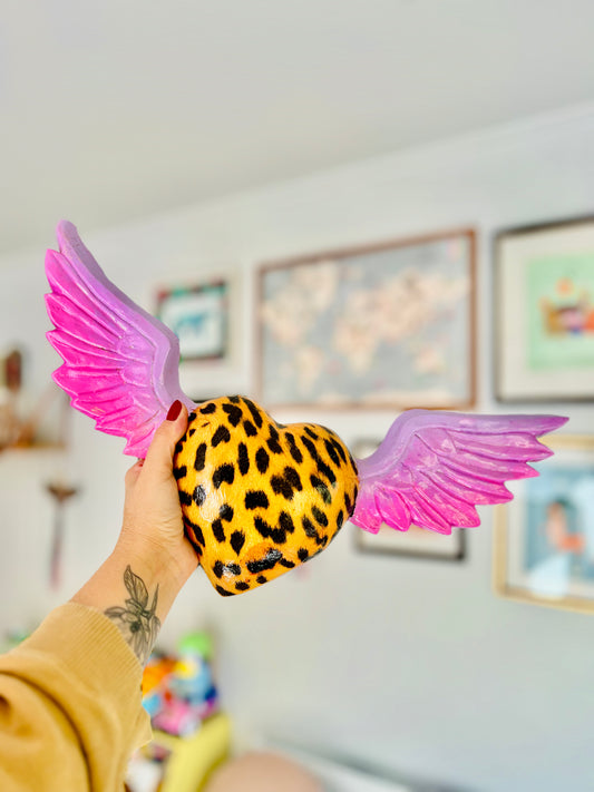 Corazón Alas XL para colgar