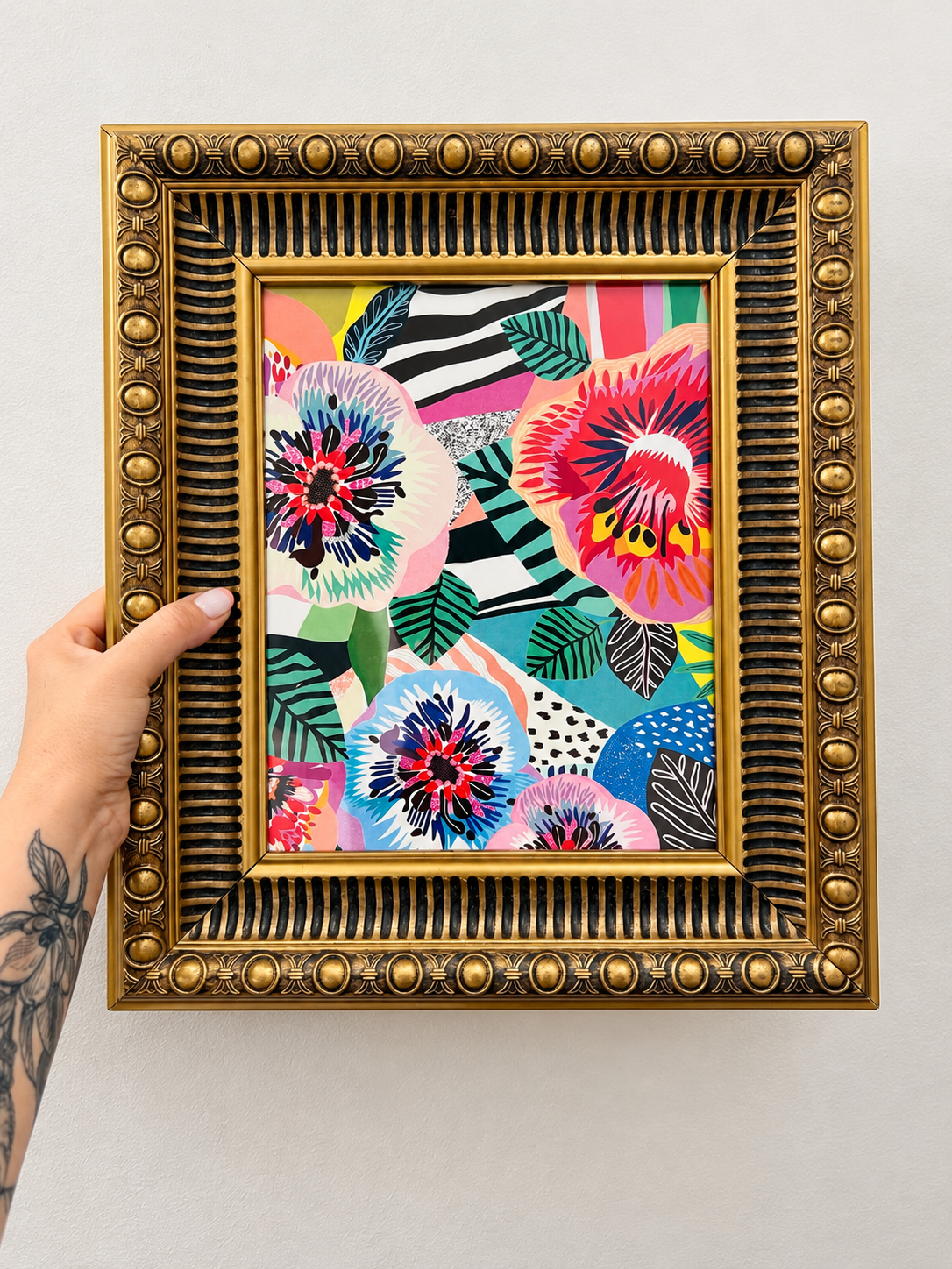 Cuadro Tropical Flowers Marco Greca