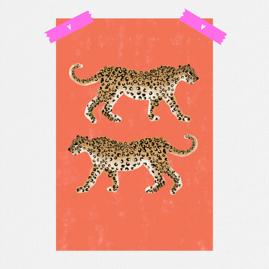 Lámina Leopardos Sandía