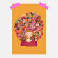 Lámina Pelo en Flores
