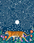 Cuadro Tigre Sueño de Noche