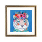 Cuadro Animal Tigre Flores