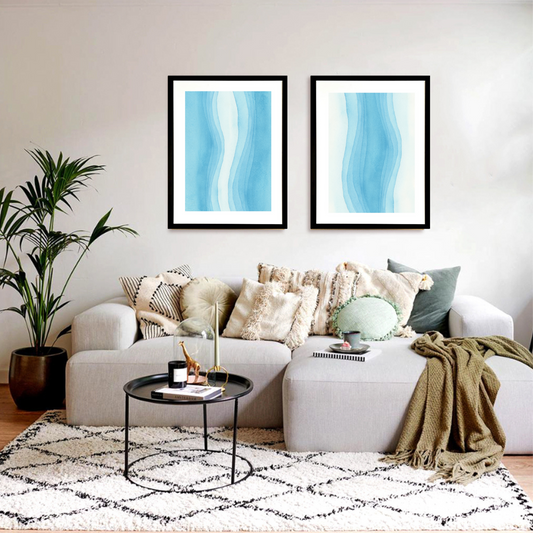Cuadro Water Light Blue II