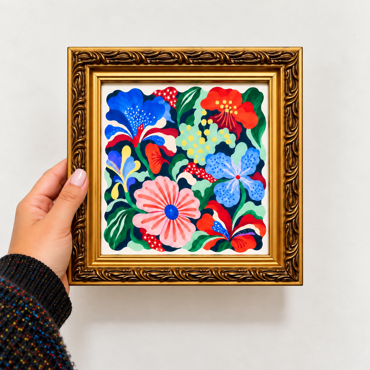 Cuadro Tropical Flowers