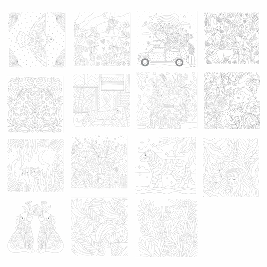 Libro para Pintar “Selva Mágica”