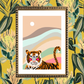 Copia de Cuadro Tigre Día Desierto