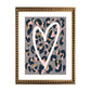 Heart Animal Print Gris Niebla