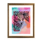 Cuadro Leopardo Fluor