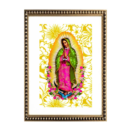 Cuadro Guadalupe Amarillo