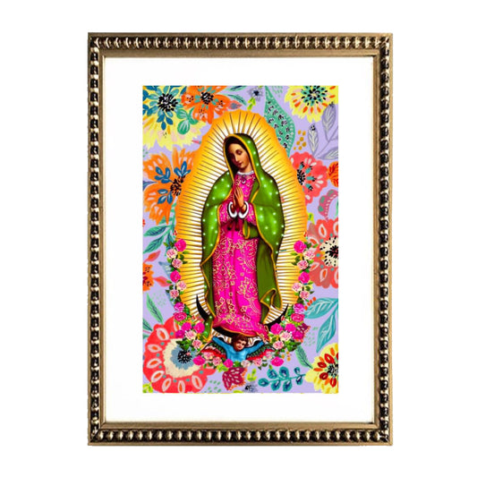 Cuadro Virgen de Guadalupe Colores