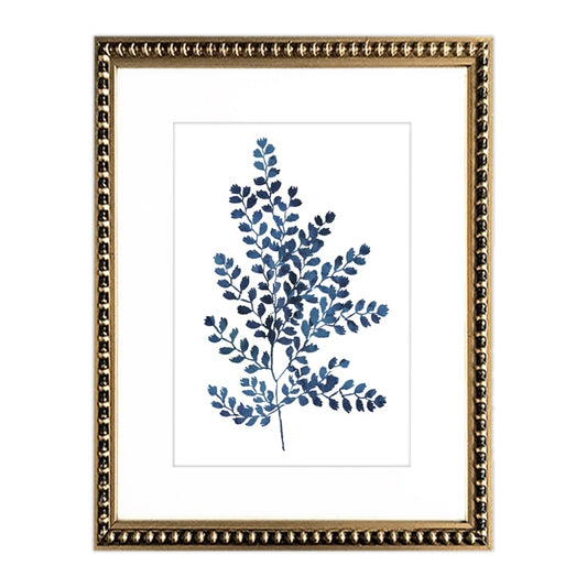 Cuadro Botanica Azul