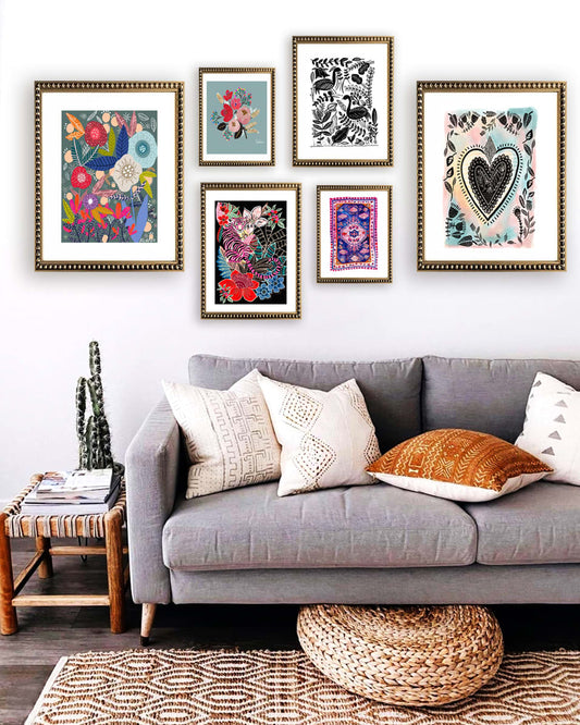 Pack 6 Cuadros para Living