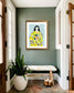 Cuadro Woman in Light Yellow