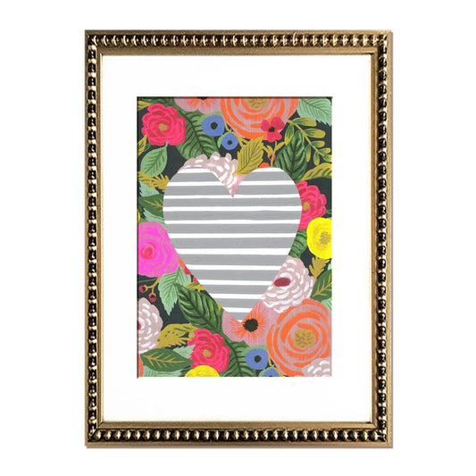 Cuadro Corazón Flores 17