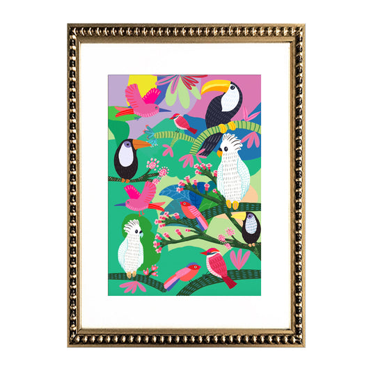 Cuadro Animalitos Loros