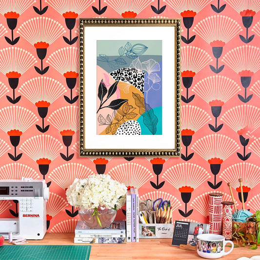 Cuadro Hojas Print