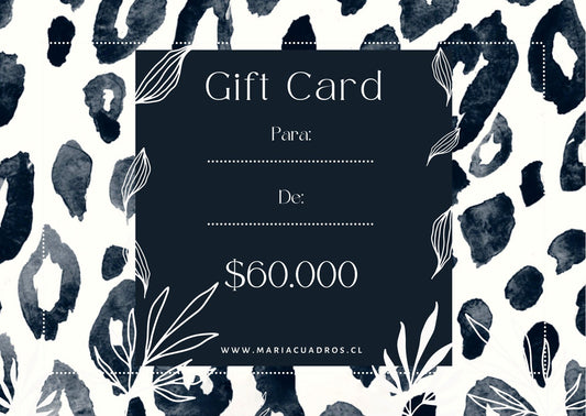 Gift Card $60.000