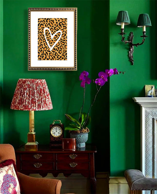 Cuadro Corazón Leopardo