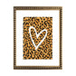 Cuadro Corazón Leopardo