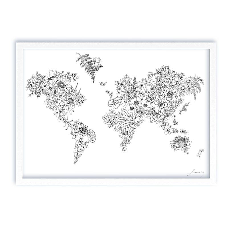Mapa Mundi de Flores