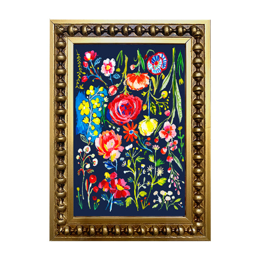 Mini Flores en Azul