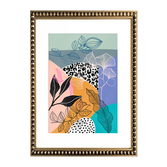 Cuadro Hojas Print
