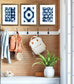 Pack 3 Shibori Azul